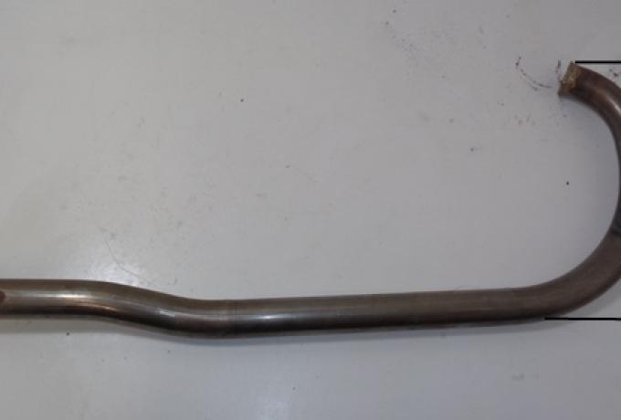 Brough Superior Auspuffrohre/Auspuffkrümmer 51 mm, unverchromt