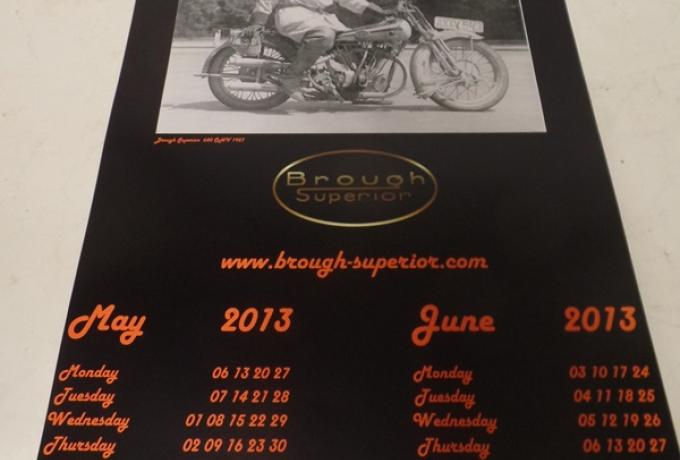 Brough Superior Kalender 2013
