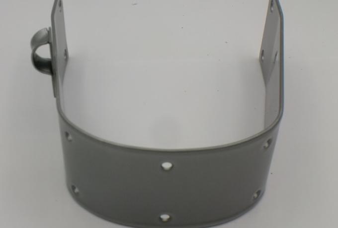 Norton Front Mudguard Bride (Cable Clip), silver