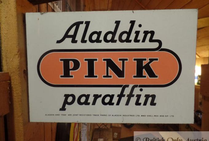 Aladdin PINK paraffin sign
