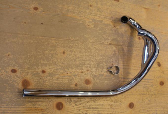 Triumph Siamese Pipe+ Clip 3TA, 5TA 1957-  1 1/2"
