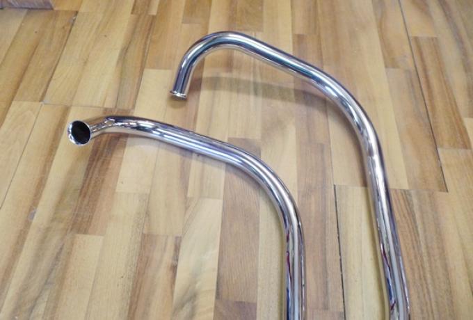 Norton Commando MK3 Auspuffrohre Paar 1 3/8" 35mm
