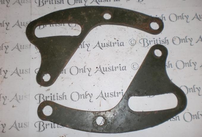 Triumph Gearbox ajusting plates. Holder / Pair used