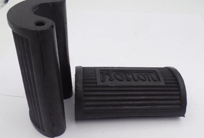Norton Footrest Rubbers, pedal type 1920 style / Pair