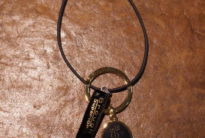 Brough Superior Halskette Schwarz und Gold