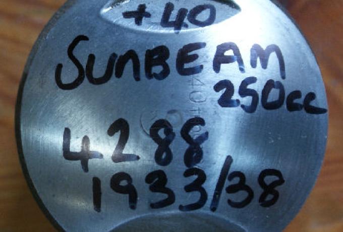 Sunbeam 250cc Piston 1933-38 +40 NOS