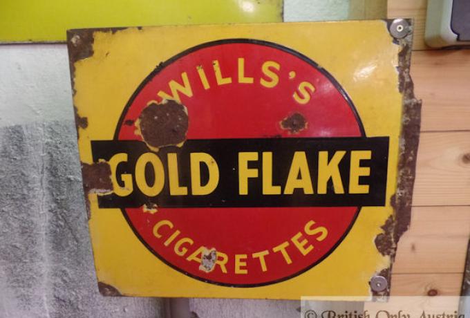 Wills's Gloden Flake sign
