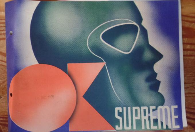 OK Supreme 1935, Broschüre