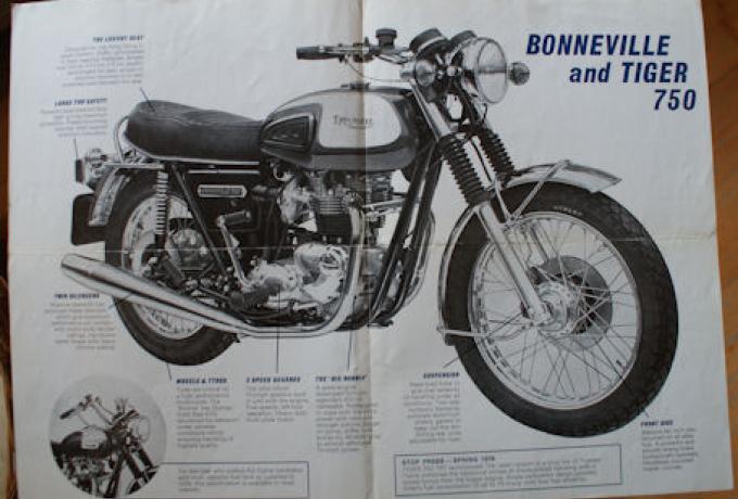 Bonneville 750 by Triumph, Brochure