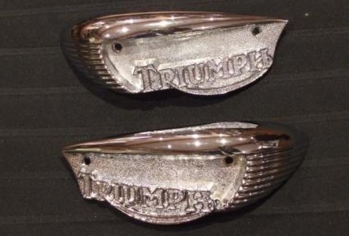 Triumph Petrol Tank Badges /Pair