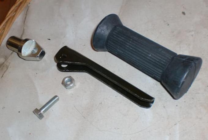 Norton Pillion/Rear Footrest Assembly Commando 750, 850,  MK III