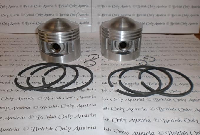 JAP J.A.P. Zweizylinder Kolben 500ccm OHV STD. / Paar