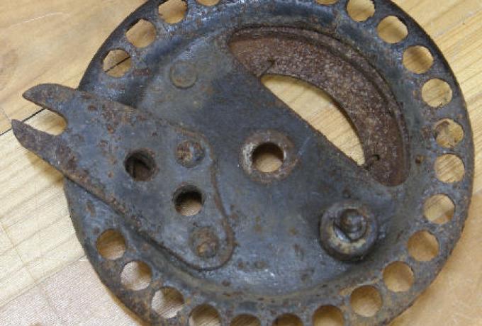 Bremsplatte hinten  gebraucht