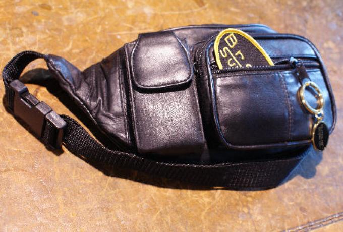 Brough Superior.Leather Money Bag