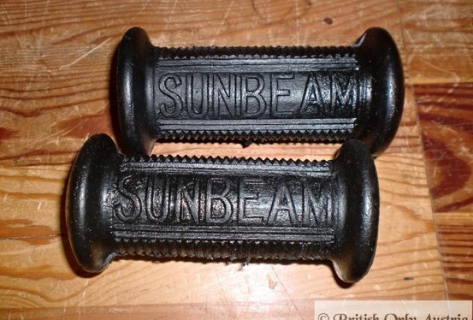 Sunbeam Footrest Rubbers round /Pair closed end