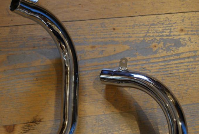 BSA Blue Star Auspuffrohre/Auspuffkrümmer 1 3/4" /Paar