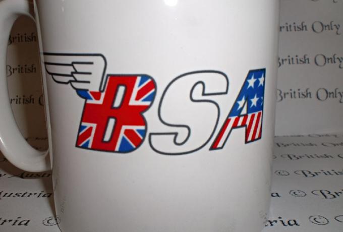 BSA UK/USA Flaggen Kaffeehäferl (Tasse)