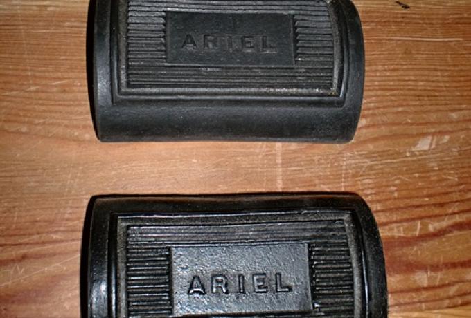 Ariel Fußrast- Pedalgummi Type /Paar mit Logo