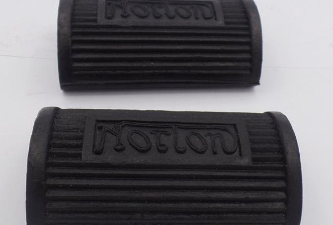Norton Footrest Rubbers, pedal type 1920 style / Pair