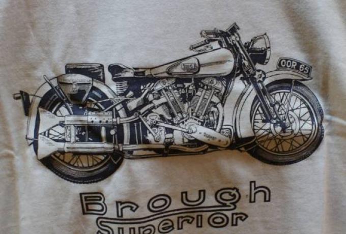 T-Shirt Brough Superior MX100 weiß M