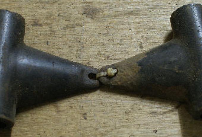 AJS/Matchless Headlight Brackets /Pair used