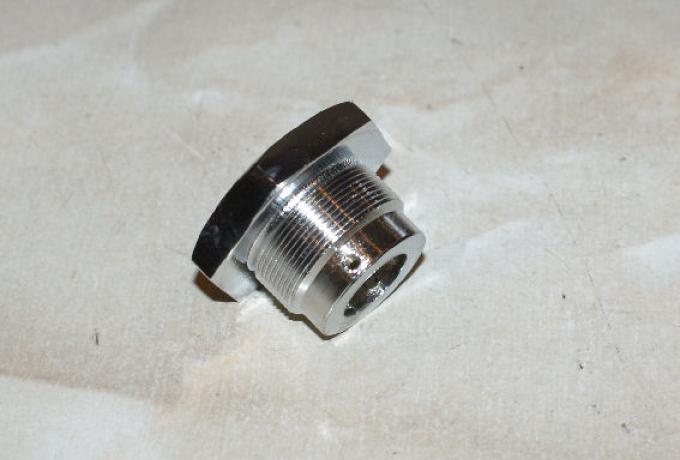 Triumph Gabelmutter oben Chrom 26TPI