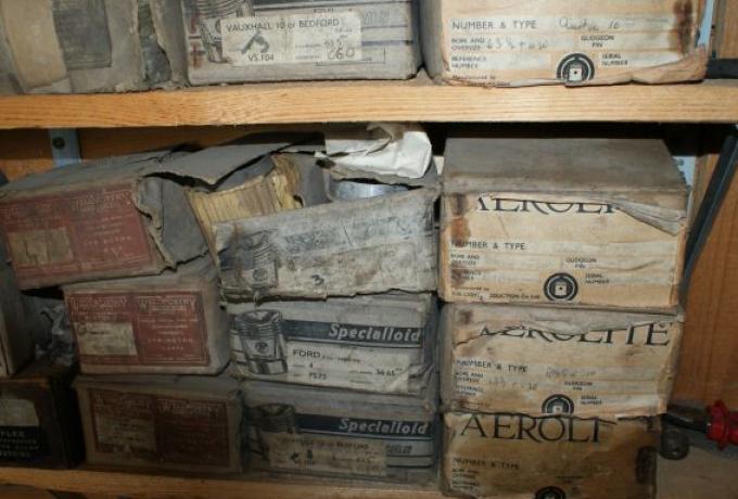 Car Pistons in their Boxes