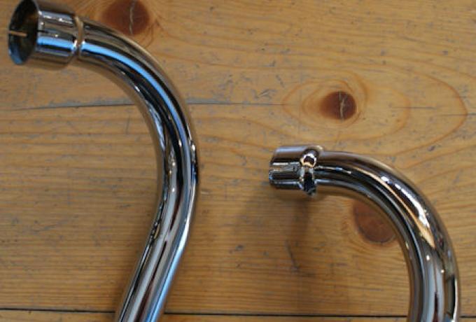 Triumph Auspuffrohre/Auspuffkrümmer T90 1 1/2" 1964-66 /Paar
