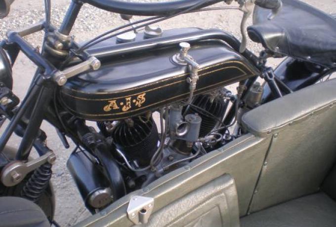 AJS V-Twin 800 cc Combination. 1927