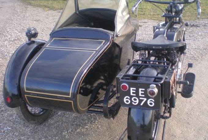 AJS V-Twin 800 cc Combination. 1927