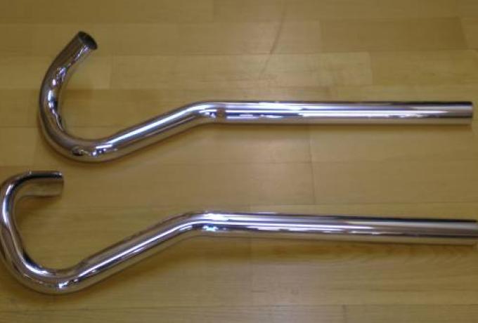 Rudge High Level Auspuffrohre/Auspuffkrümmer /Paar 1 3/4"