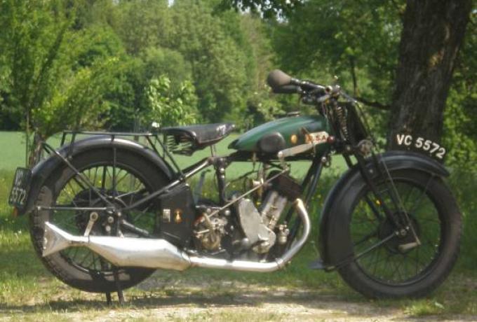 BSA Sloper 500 cc SV/Banbury History 1930 