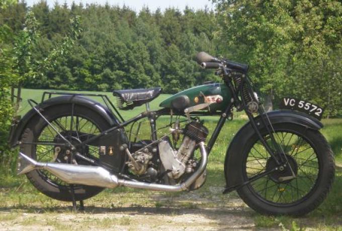 BSA Sloper 500 cc SV/Banbury History 1930 
