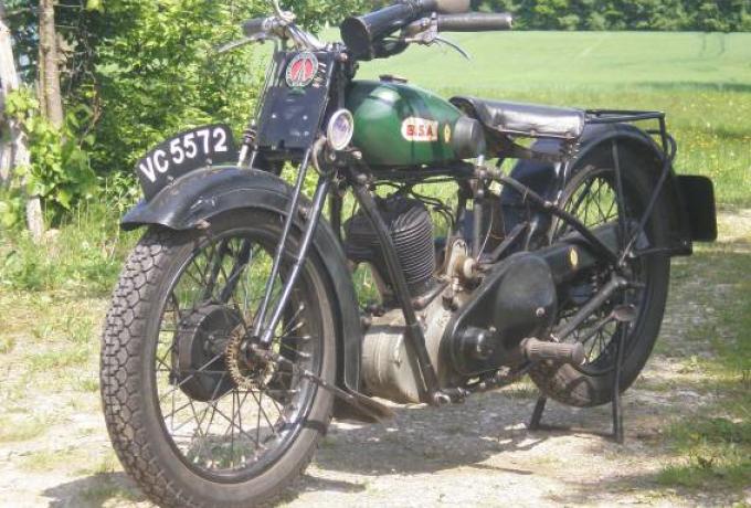 BSA Sloper 500 cc SV/Banbury History 1930 