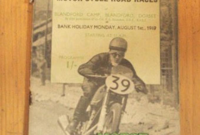 Official Programme Motorcycle Road Races Blandford Camp