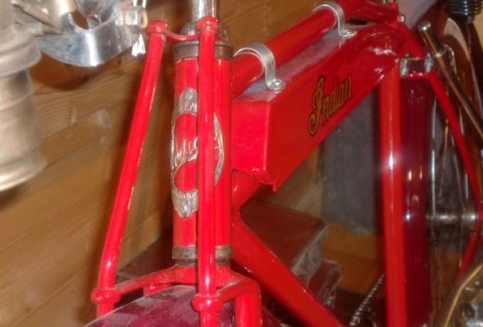 Indian Bicycle with Smith Motor Wheel circa 1915