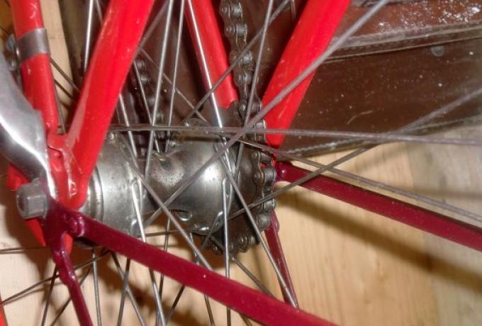 Indian Bicycle with Smith Motor Wheel circa 1915