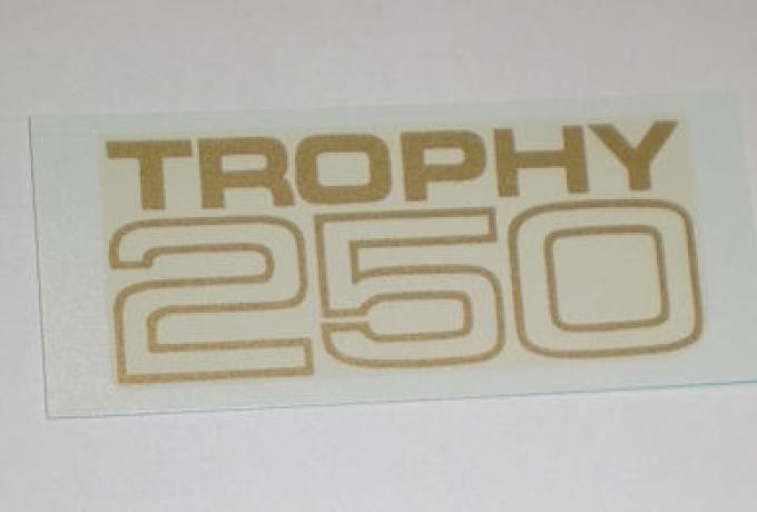 Triumph "Trophy 250" Panel Abziehbild ab 1970