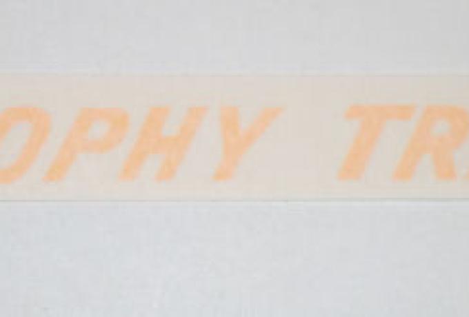 Triumph "Trophy Trail" Panel Sticker 1973