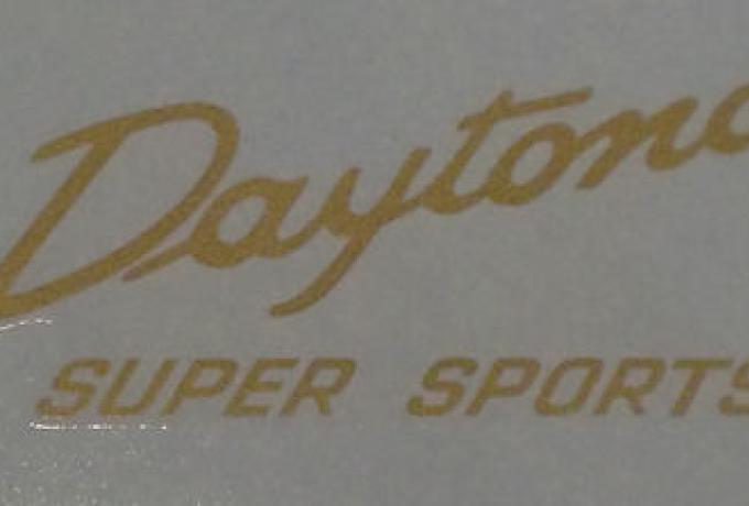 Triumph "Daytona Super Sports" Werkzeugkasten / Tank Top Abziehbild 1968-70