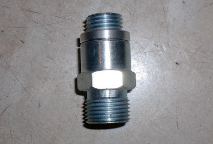 AJS/Matchless Union, Oil Feed Pipe, Engine End w. Washer