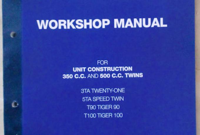Triumph Workshop Manual 350cc and 500cc Twins