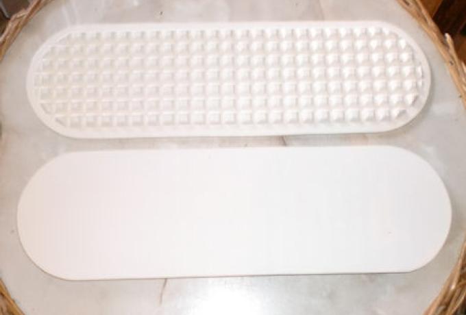 BSA/Sunbeam Collonial Footboard Rubbers /Pair. White.