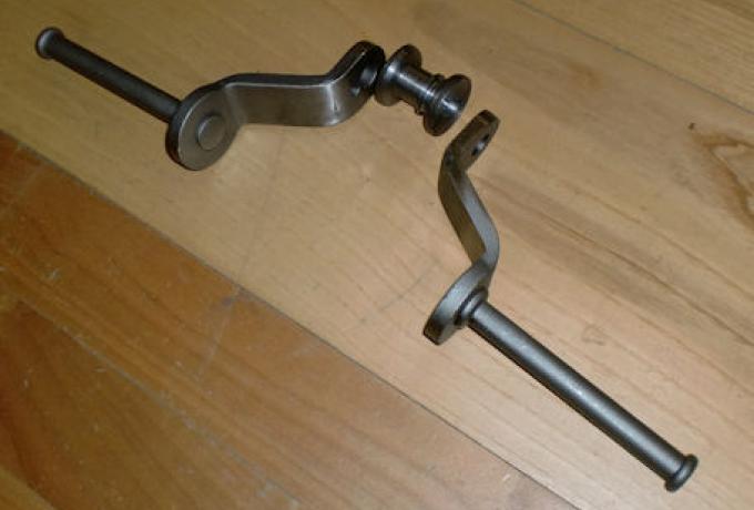 BSA  Fußrasten /Paar mit Mittelbuchse. 1929-35.