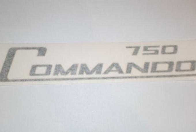 Norton Commando 750 Sticker for Side Cover black gold