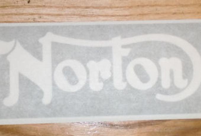Norton Stencil Sticker for Seat