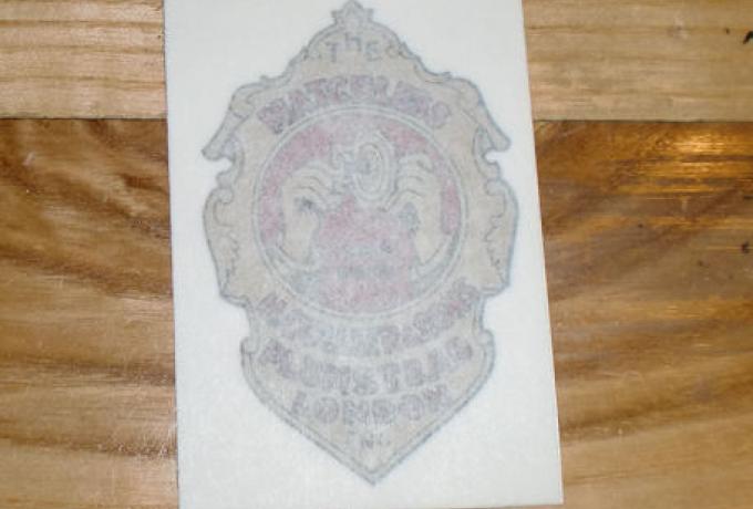 Matchless Sticker for Headstock to 1920