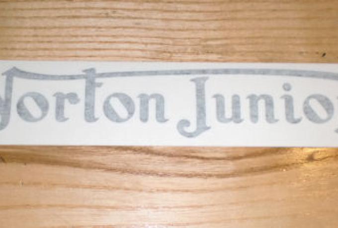 Norton Junior Tank Aufkleber 1929
