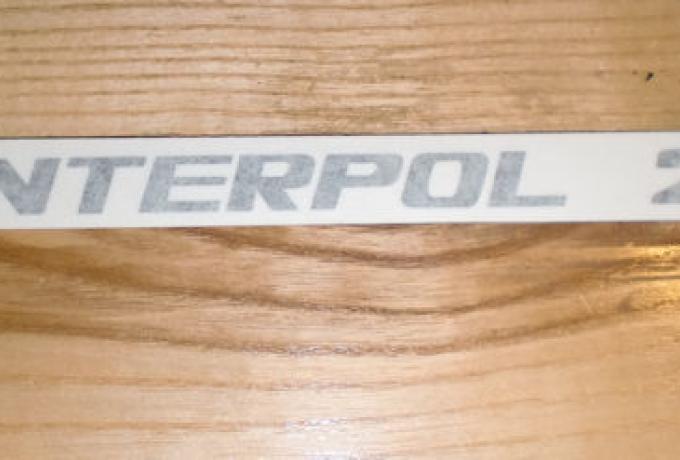 Norton Interpol 2 Sticker for Side Panel 1983/93