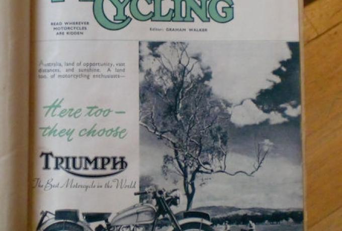 Motor Cycling Vol.85 May-July 1952, Buch